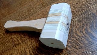 Make a Wooden Mallet  Dead blow [upl. by Trub666]