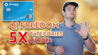 Q1 2024 Chase Freedom Categories and how to use them [upl. by Ailadgim579]