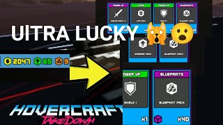 I JUST GOT THE LUCKIEST CARD PACK OPENING IN HOVERCRAFT TAKEDOWN hovercraft [upl. by Hsak]