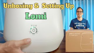 Unboxing amp Setting Up Lomi automatic indoor composter  Lomi Product Review Part 1 [upl. by Ahsitauq]