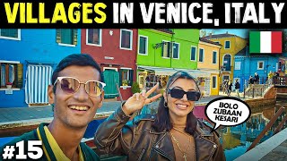 Worlds Most Colorful island in Venice Italy 🇮🇹  Europe Tour vlog [upl. by Aicilaana]