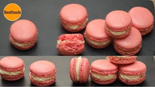 Macarons│No Almond Flour│How To Make Macaron│Macarons Recipe│Maida Macaron│Perfect Macaron│Macaroon [upl. by Tessie]