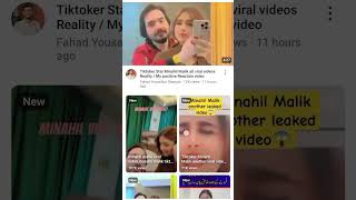 Minahil Malik Viral Video tiktoker Statrshortsfeedshortsminahilmalikandharisali [upl. by Gnud]