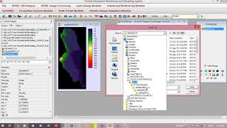 Raster to ASCII then IntegerBinary an d Reproject in IDRISI terrset [upl. by Edijabab]