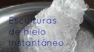 Esculturas de hielo instantáneo [upl. by Amesari]