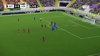 Qatar vs Ozbekiston  Efootball PES 21 Season Update Realistic Gameplay [upl. by Dalton]