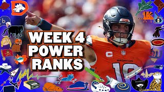 Very HONEST NFL Power Rankings Week 4 [upl. by Keri]