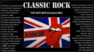 Classic Rock Songs 70s 80s 90s Full Album  Queen Eagles Pink Floyd Def Leppard Bon Jovi [upl. by Masson]