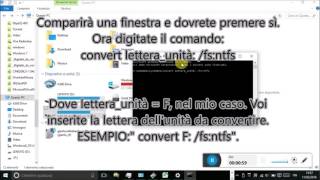 Convertire da FAT32 a NTFS FAT32 to NTFS Senza perdere i dati [upl. by Aile]