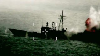 SINKEX – destroying an old US frigate in the North Atlantic [upl. by Columbus]