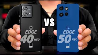 Motorola Edge 40 Neo Vs Motorola Edge 50 Neo  Full Comparison ⚡ [upl. by Ahsiek]