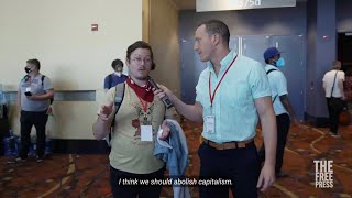 Getting Kicked Out of the Democratic Socialists of America Convention  Ben Meets America [upl. by Hctud]