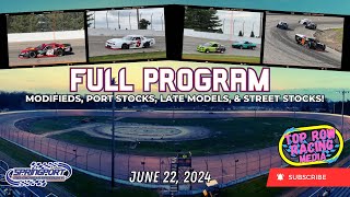 June 22 2024  FULL PROGRAM  Springport MidMichigan Speedway [upl. by Asselem]