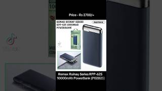 Remax Ruinay Series RPP625 10000mAh PowerBank P02825 [upl. by Ahsie677]