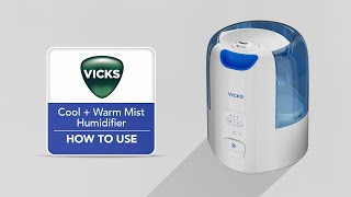 Dual Comfort Cool Warm Mist Humidifier VWC775  How to Use [upl. by Esyak]