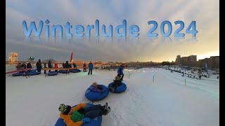 Ottawa Canada Gatineau Quebec  Winterlude 2024 Bal de Neige 2024 Immersive VR 360 [upl. by Welbie]