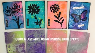 Quick Backgrounds Using Distress Oxide Sprays [upl. by Laurice]