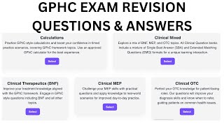 GPhC Exam Practice Questions amp Answers Mixed Clinical Questions [upl. by Namajneb]