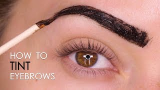 How To Tint Brows At Home Tutorial  Shonagh Scott [upl. by Anomis]