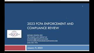 2023 FCPA Enforcement and Compliance Review [upl. by Elohcim481]