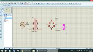 5V DC Power Supply using LM7805 Regulator Proteus Simulation [upl. by Sedecram48]