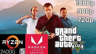 GTA V  Ryzen 5 2400G Vega 11 amp 8GB RAM [upl. by Nabru]