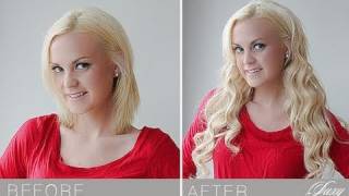 How to Blend Luxy Hair Extensions with Short Hair [upl. by Dryden]