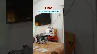 Live  Pasta fresca artesanal sem ovo [upl. by Ecirtram]