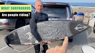 What surfboards are people riding [upl. by Rolfston]