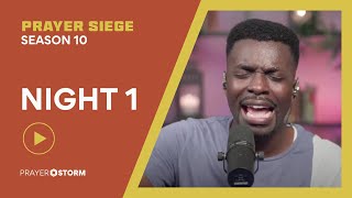 Night 1  Praying in Tongues  Prayer Siege 10 [upl. by Gaylene]