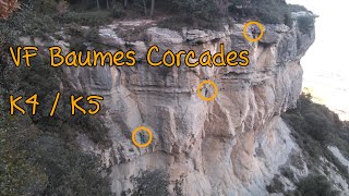 Via Ferrata Baumes Corcades K4K5  Centelles [upl. by Wilser]