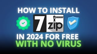 7zip Free Download  TUTORIAL 2024 WORKING [upl. by Saalocin]