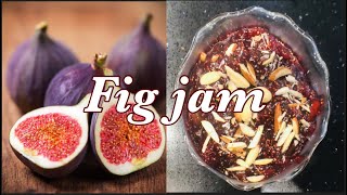 Easy homemade fig jam recipe  fig ka metha [upl. by Attinahs]