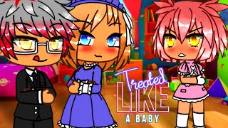 Treated Like A Baby  Gacha Life Mini Movie  GLMM   Farveay [upl. by Enetsuj423]