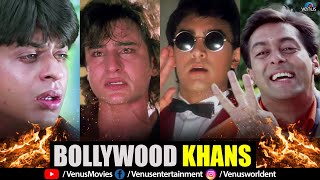 Bollywood Khans  Salman Khan  Saif Ali Khan  Aamir Khan  Shahrukh Khan  Jukebox 2 [upl. by Irtak]