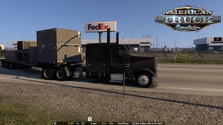 Carrier Air Condition Units from FedEx Ruda Pete 389 Glider AMERICAN TRUCK SIMULATOR 2024 [upl. by Suinuj277]