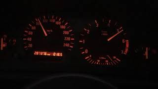 BMW E36 318is Chip Acceleration 0100kmh PopsampBangs [upl. by Edlyn]