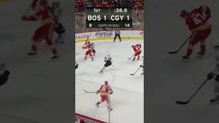 WILD FINISH vs Flames nhlbruins [upl. by Telrahc472]