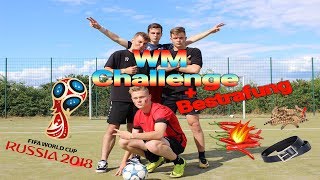 WM Fußball  CHALLENGE ➕ BESTRAFUNG 😨❗ [upl. by Birck]