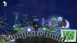 Animal Crossing New Horizons campsite build with me [upl. by Noseaj554]