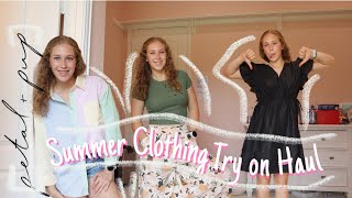 summer clothing try on haul from an online boutique [upl. by Hoes]