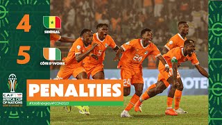 Senegal 🆚 Cote d’Ivoire Penalty Kicks  TotalEnergiesAFCON2023 [upl. by Sergo384]