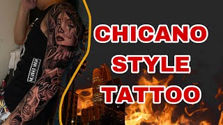 CHICANO STYLE TATTOO [upl. by Ahsiram]