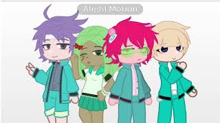 Physic squad Gendbend  gacha club  tdlosk saiki k [upl. by Petty86]