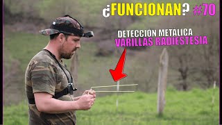 Detección metálica con VARILLAS RADIESTESIA  ¿FUNCIONAN [upl. by Samoht]