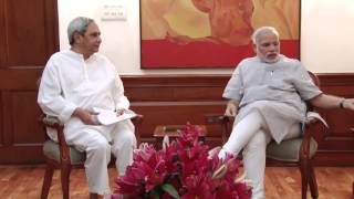 Odisha CM Naveen Patnaik calls on PM [upl. by Lengel]