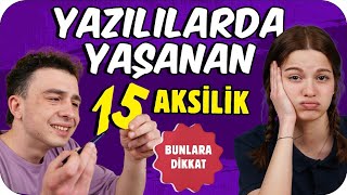 YAZILILARDA YAŞANAN 15 ŞANSSIZ DURUM 😨 [upl. by Horatia382]