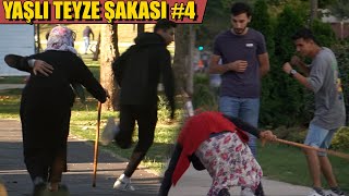 YAŞLI TEYZE KILIĞINDA İNSANLARI TROLLEMEK 4  ÇILGIN TEYZE YENİDEN SAHALARDA  KAMERA ŞAKASI [upl. by Anitsyrk641]