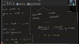 IGCSEGCSE CHEMISTRY  BASES AND ALKALIS  CHEMICAL REACTIONS AND PROPERTIES [upl. by Durand4]