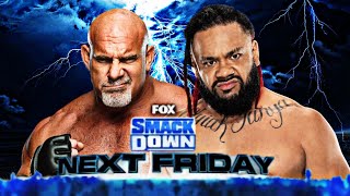 FULL MATCH — Goldberg vs Jacob Fatu  WWE SMACKDOWN 2024  WWE2K24 [upl. by Neilla536]